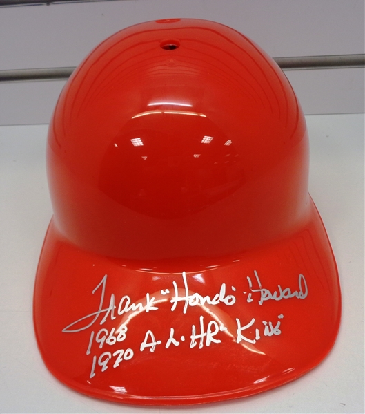 Frank Howard Autographed Batting Helmet 2 Inscriptions