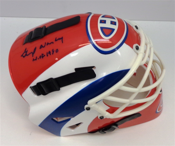 Gump Worsley Autographed Canadiens Mini Mask