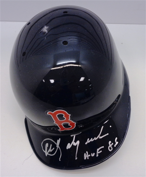 Carl Yastrzemski Autographed Mini Helmet