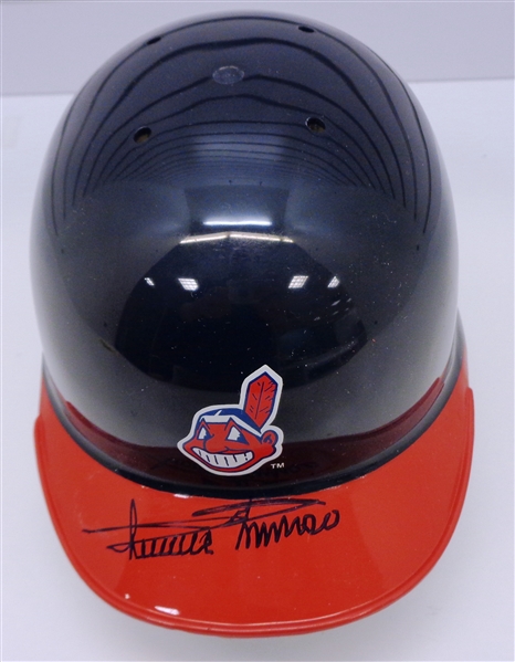 Minnie Minoso Autographed Mini Helmet