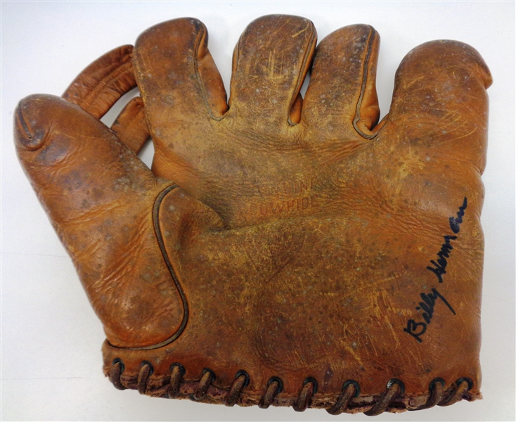 Billy Herman Autographed Vintage Store Model Glove