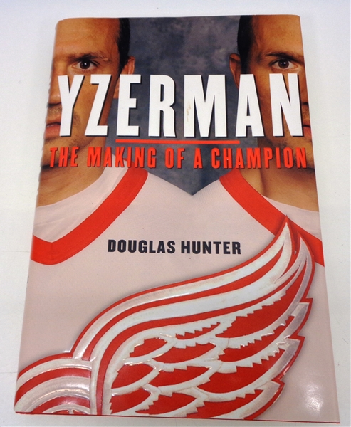 Steve Yzerman Autographed Book