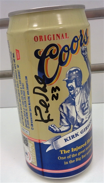 Kirk Gibson Autographed Coors Beer 1988 HR Commemorative Can