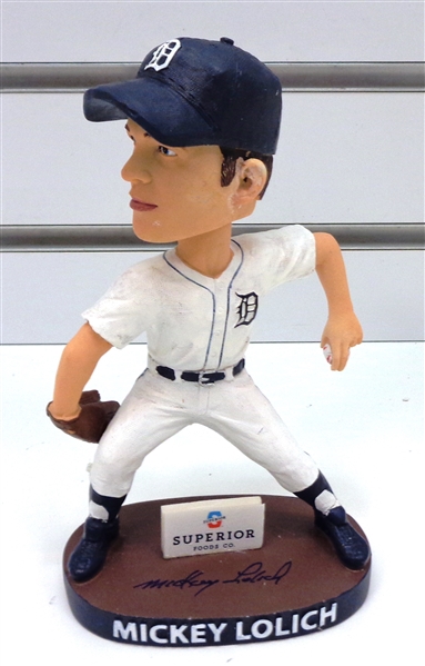 Mickey Lolich Autographed Bobblehead