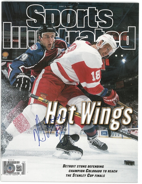 Kirk Maltby Autographed Sports Illustrated