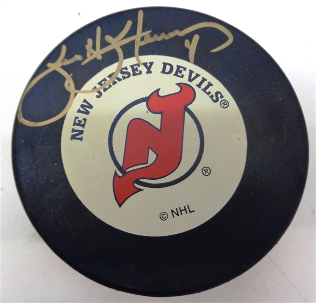 Scott Stevens Autographed Devils Puck