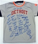 1984 Tigers 25th Anniversary Jersey Signed by 45