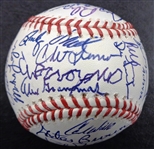 1984 Detroit Tigers Team Signed Ball (39 Signatures)