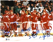 Russian 5 Autographed 8x10 Photo