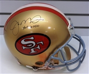 Joe Montana Autographed 49ers Helmet w/ HOF