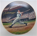 Joe DiMaggio Autographed 8" Plate