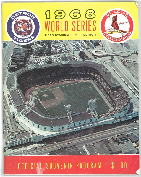 1968 World Series Program