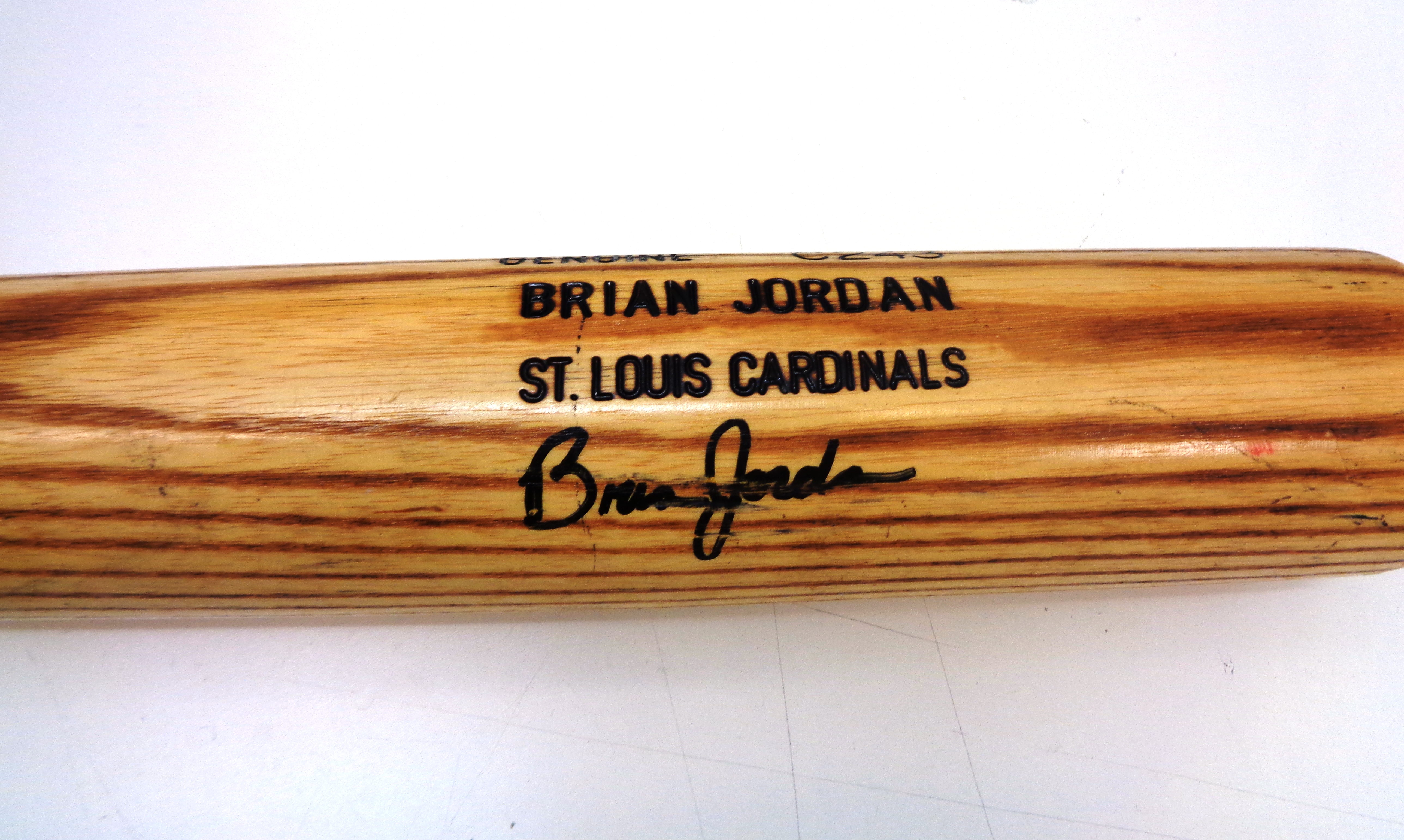 Brian Jordan Autographed Memorabilia