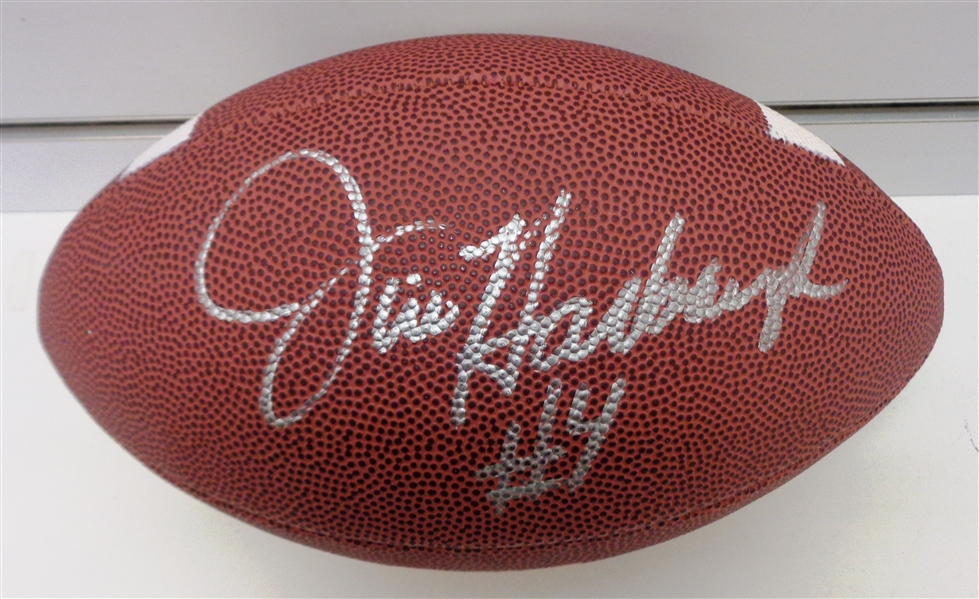 Jim Harbaugh Autographed Replica Football