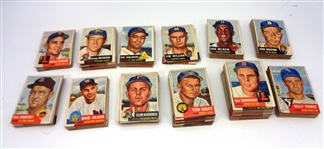 1953 Topps Huge Lot of 275+ Cards
