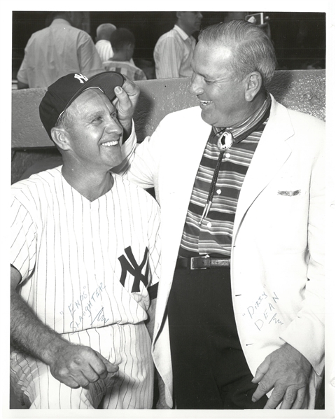 Enos Slaughter & Dizzy Dean Original Don Wingfield 8x10 Photo