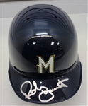 Robin Yount Autographed Brewers Mini Helmet