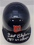 Bert Blyleven Autographed Twins Mini Helmet