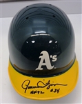 Rollie Fingers Autographed As Mini Helmet