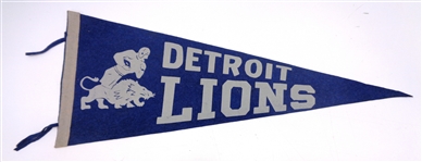 Detroit Lions 1950s Pennant