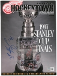 Sergei Fedorov Autographed 97 Cup Finals Program