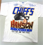 Hanson Brothers Slapshot Autographed T-Shirt