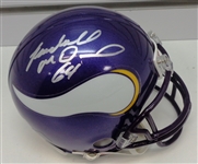 Randall McDaniel Autographed Vikings Mini Helmet