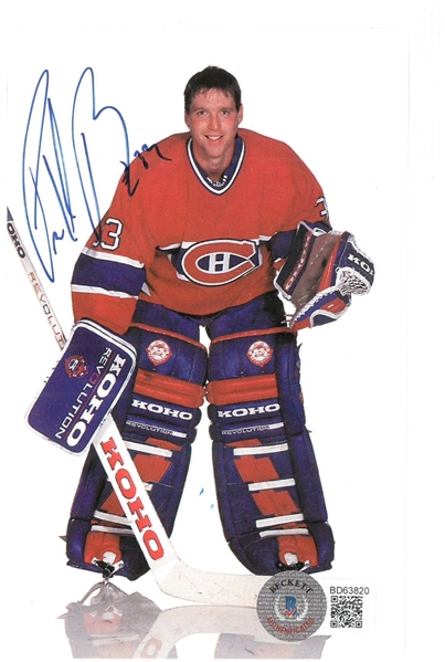 Patrick Roy Autographed Postcard