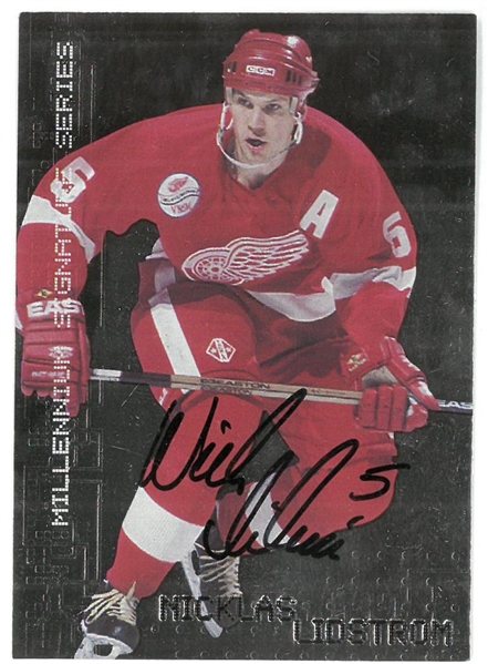 Lot Detail - Nick Lidstrom Autographed BAP Card