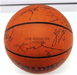 2003/04 Los Angeles Lakers Team Signed Basketball - Kobe