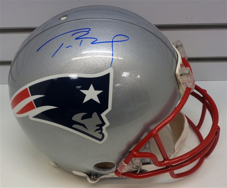 Tom Brady Autographed New England Patriots Authentic Helmet