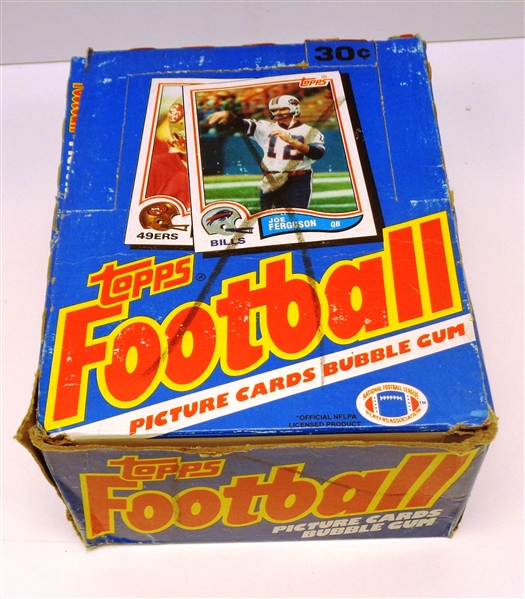 1982 Topps Football Wax Box