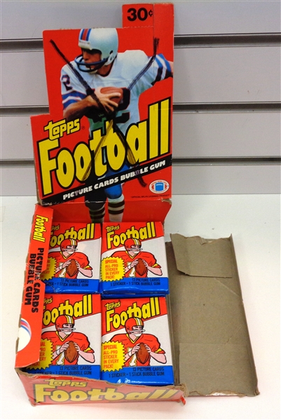 1983 Topps Football Wax Partial Box (22 packs)