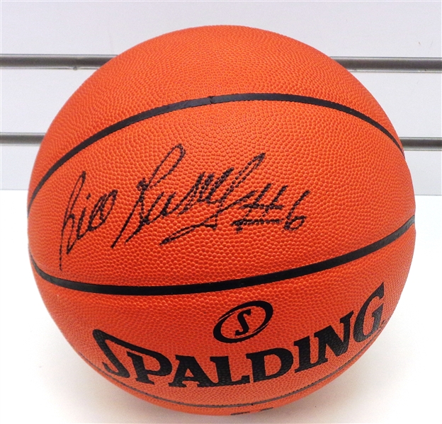 Bill Russell Autographed Spalding Basketball