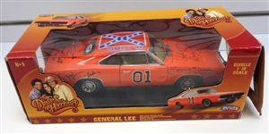 Dukes of Hazzard Cast Signed 1/24 Die Cast General Lee