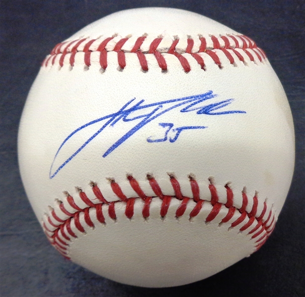 Justin Verlander Autographed Baseball