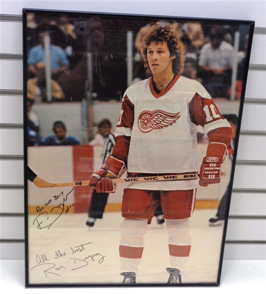 Ron Duguay Autographed Framed Poster