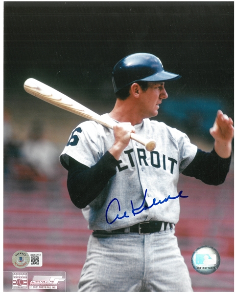 Al Kaline Autographed 8x10 Photo