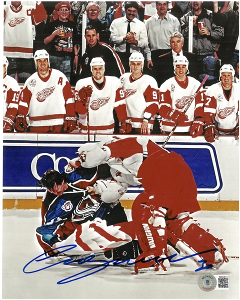 Chris Osgood Autographed 8x10 Photo