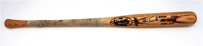 Alan Trammell Autographed & Game Used Louisville Slugger Bat