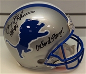Barry Sanders "Oxford Strong" Autographed Helmet