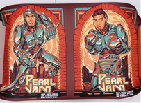 2014 Pearl Jam Concert Poster - Chris Chelios & Joe Louis