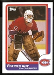 Patrick Roy 1986/87 Topps Rookie Card