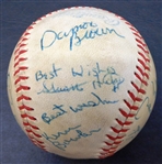 1980 Detroit Tigers Team Signed Baseball