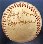 Dizzy Dean 1955 Old Timers & Stars Autographed Baseball