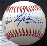 Jim Lefebvre Autographed Baseball w/ ROY