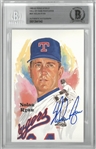 Nolan Ryan Autographed Perez-Steele