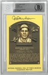 Hal Newhouser Autographed Hall of Fame Plaque
