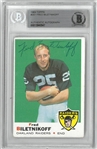 Fred Biletnikoff Autographed 1969 Topps