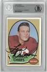Len Dawson Autographed 1970 Topps